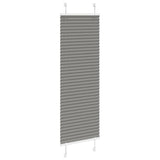 Vidaxl plissé rolgordijn 50x100 cm stofbreedte 49,4 cm antraciet