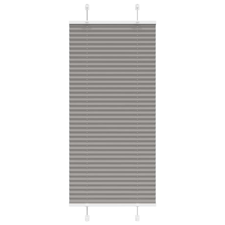 Vidaxl plissé rolgordijn 65x100 cm stofbreedte 64,4 cm antraciet