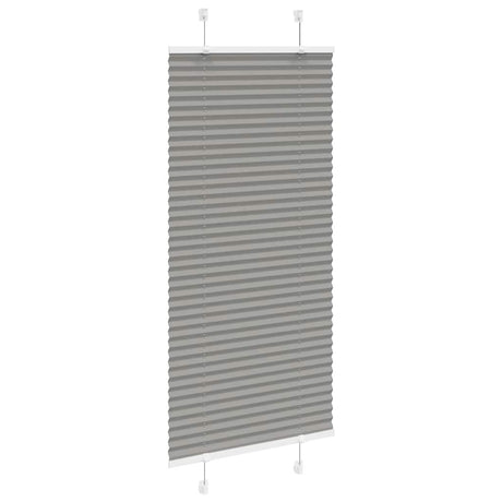 Vidaxl plissé rolgordijn 65x100 cm stofbreedte 64,4 cm antraciet