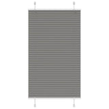 Vidaxl plissé rolgordijn 70x100 cm stofbreedte 69,4 cm antraciet