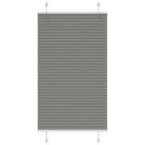 Vidaxl plissé rolgordijn 75x100 cm stofbreedte 74,4 cm antraciet