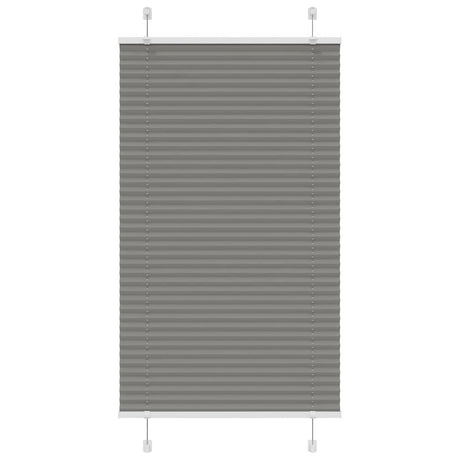 Vidaxl plissé rolgordijn 75x100 cm stofbreedte 74,4 cm antraciet