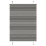 Vidaxl plissé rolgordijn 85x100 cm stofbreedte 84,4 cm antraciet