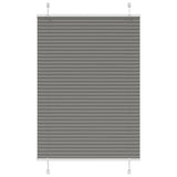 Vidaxl plissé rolgordijn 90x100 cm stofbreedte 89,4 cm antraciet