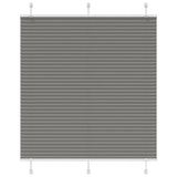 Vidaxl plissé rolgordijn 120x100 cm stofbreedte 119,4 cm antraciet