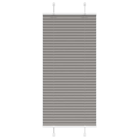 Vidaxl plissé rolgordijn 65x150 cm stofbreedte 64,4 cm antraciet