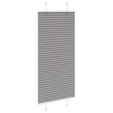 Vidaxl plissé rolgordijn 65x150 cm stofbreedte 64,4 cm antraciet