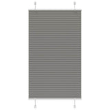 Vidaxl plissé rolgordijn 80x150 cm stofbreedte 79,4 cm antraciet