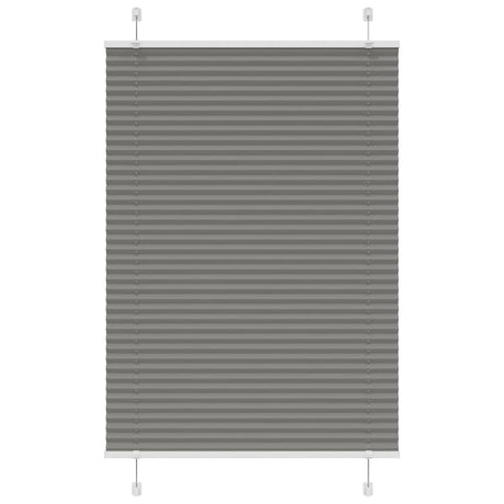 Vidaxl plissé rolgordijn 95x150 cm stofbreedte 94,4 cm antraciet