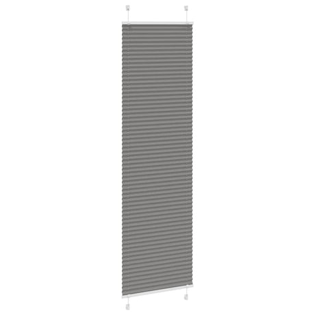 Vidaxl plissé rolgordijn 60x200 cm stofbreedte 59,4 cm antraciet