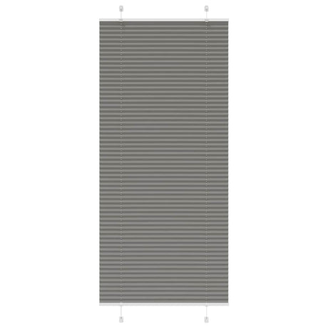 Vidaxl plissé rolgordijn 85x200 cm stofbreedte 84,4 cm antraciet