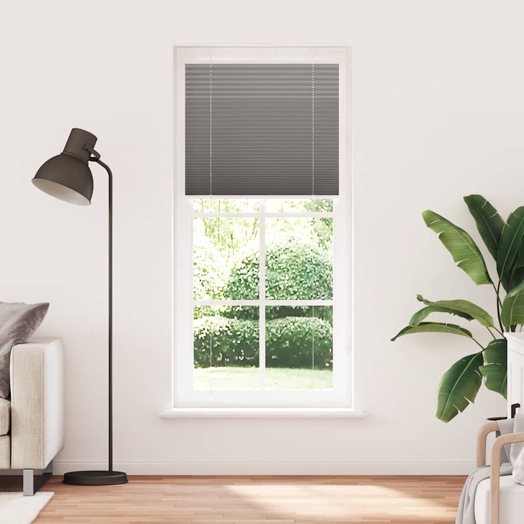 Vidaxl plissé rolgordijn 100x200 cm stofbreedte 99,4 cm antraciet
