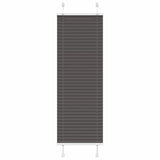 Vidaxl plissé rolgordijn 50x150 cm stofbreedte 49,4 cm polyester zwart