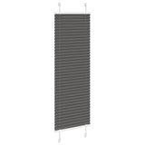 Vidaxl plissé rolgordijn 50x150 cm stofbreedte 49,4 cm polyester zwart