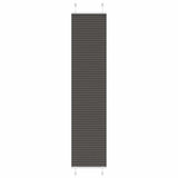 Vidaxl plissé rolgordijn 40x200 cm stofbreedte 39,4 cm polyester zwart