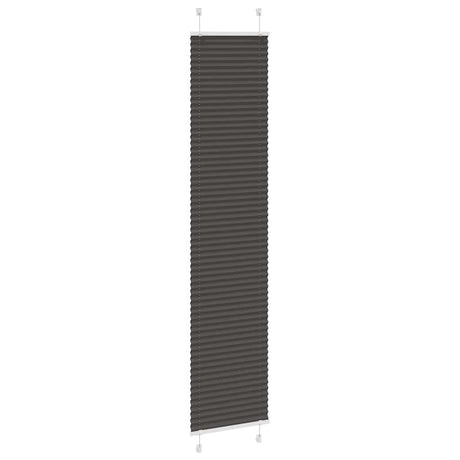 Vidaxl plissé rolgordijn 50x200 cm stofbreedte 49,4 cm polyester zwart