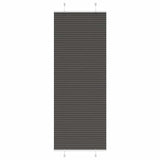 Vidaxl plissé rolgordijn 70x200 cm stofbreedte 69,4 cm polyester zwart