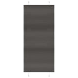 Vidaxl plissé rolgordijn 95x200 cm stofbreedte 94,4 cm polyester zwart