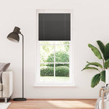 Vidaxl plissé rolgordijn 95x200 cm stofbreedte 94,4 cm polyester zwart