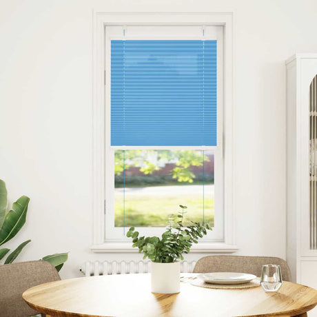 Vidaxl plissé rolgordijn 65x100 cm stofbreedte 64,4 cm polyester blauw