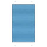Vidaxl plissé rolgordijn 80x100 cm stofbreedte 79,4 cm polyester blauw