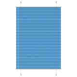 Vidaxl plissé rolgordijn 80x100 cm stofbreedte 79,4 cm polyester blauw