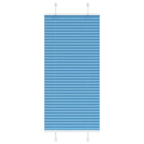 Vidaxl plissé rolgordijn 55x150 cm stofbreedte 54,4 cm polyester blauw