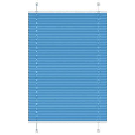 Vidaxl plissé rolgordijn 85x150 cm stofbreedte 84,4 cm polyester blauw
