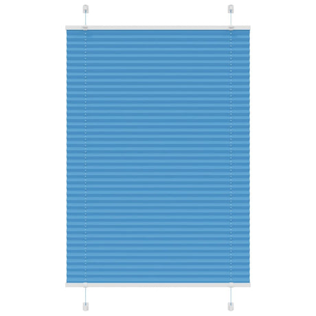 Vidaxl plissé rolgordijn 90x150 cm stofbreedte 89,4 cm polyester blauw