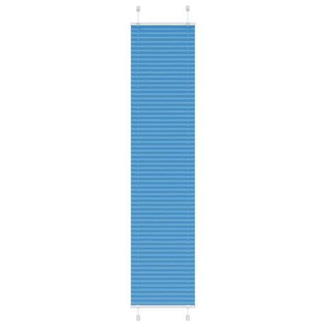 Vidaxl plissé rolgordijn 40x200 cm stofbreedte 39,4 cm polyester blauw