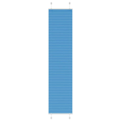 Vidaxl plissé rolgordijn 45x200 cm stofbreedte 44,4 cm polyester blauw