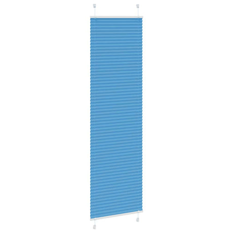 Vidaxl plissé rolgordijn 55x200 cm stofbreedte 54,4 cm polyester blauw