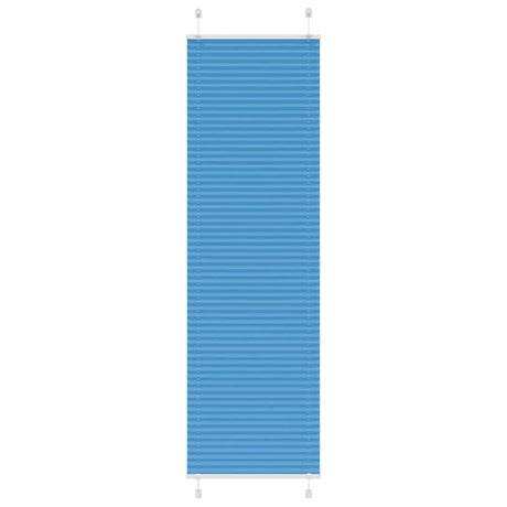 Vidaxl plissé rolgordijn 60x200 cm stofbreedte 59,4 cm polyester blauw