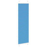Vidaxl plissé rolgordijn 60x200 cm stofbreedte 59,4 cm polyester blauw