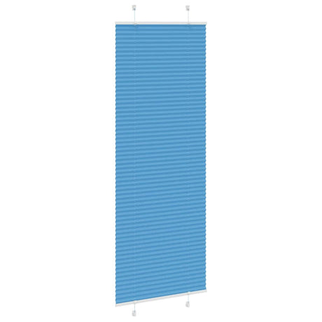 Vidaxl plissé rolgordijn 70x200 cm stofbreedte 69,4 cm polyester blauw