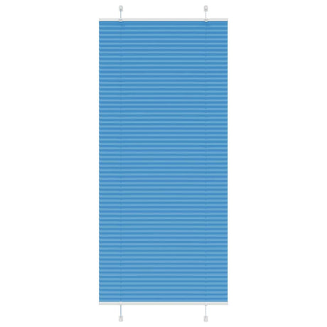 Vidaxl plissé rolgordijn 95x200 cm stofbreedte 94,4 cm polyester blauw