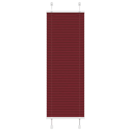 Vidaxl plissé rolgordijn 40x100 cm stofbreedte 39,4 cm bordeauxrood