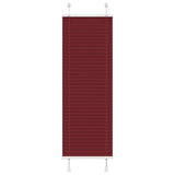 Vidaxl plissé rolgordijn 50x100 cm stofbreedte 49,4 cm bordeauxrood