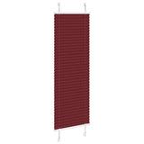 Vidaxl plissé rolgordijn 50x100 cm stofbreedte 49,4 cm bordeauxrood