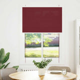 Vidaxl plissé rolgordijn 90x100 cm stofbreedte 89,4 cm bordeauxrood