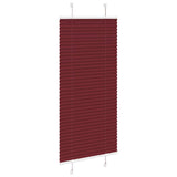 Vidaxl plissé rolgordijn 55x150 cm stofbreedte 54,4 cm bordeauxrood
