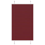 Vidaxl plissé rolgordijn 70x150 cm stofbreedte 69,4 cm bordeauxrood