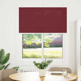 Vidaxl plissé rolgordijn 110x150cm stofbreedte 109,4cm bordeauxrood