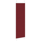 Vidaxl plissé rolgordijn 55x200 cm stofbreedte 54,4 cm bordeauxrood