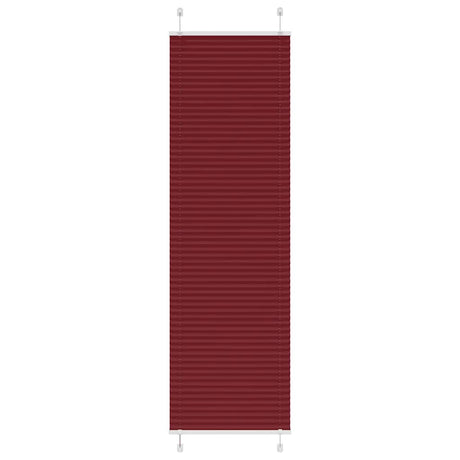 Vidaxl plissé rolgordijn 60x200 cm stofbreedte 59,4 cm bordeauxrood