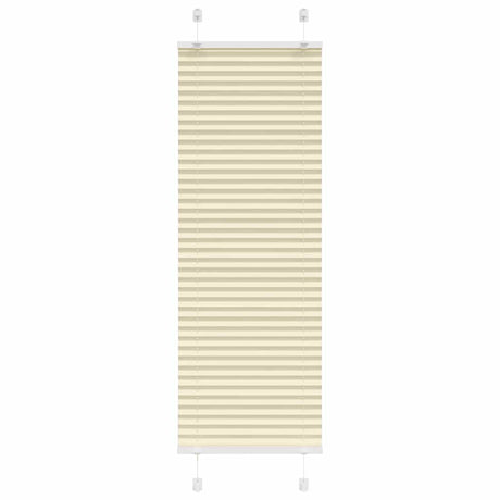 Vidaxl plissé rolgordijn 50x100 cm stofbreedte 49,4 cm polyester crème