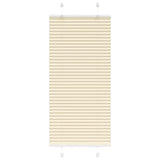 Vidaxl plissé rolgordijn 55x100 cm stofbreedte 54,4 cm polyester crème
