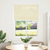 Vidaxl plissé rolgordijn 85x100 cm stofbreedte 84,4 cm polyester crème
