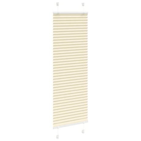 Vidaxl plissé rolgordijn 45x150 cm stofbreedte 44,4 cm polyester crème
