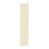 Vidaxl plissé rolgordijn 50x200 cm stofbreedte 49,4 cm polyester crème